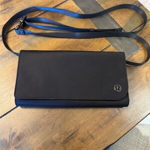 lululemon athletica Sleek Black Crossbody Bag